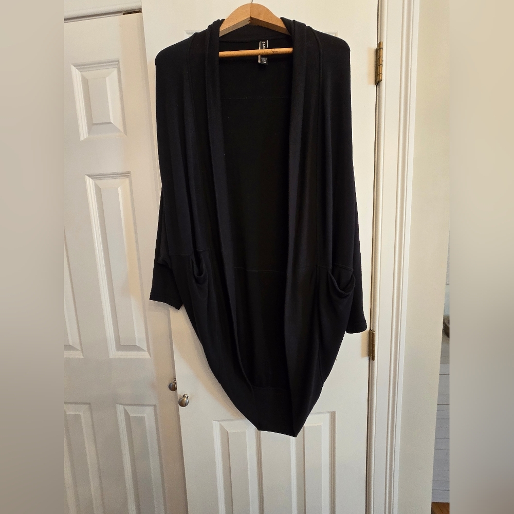 Athleta Women's Ethereal Black Cocoon Sweater